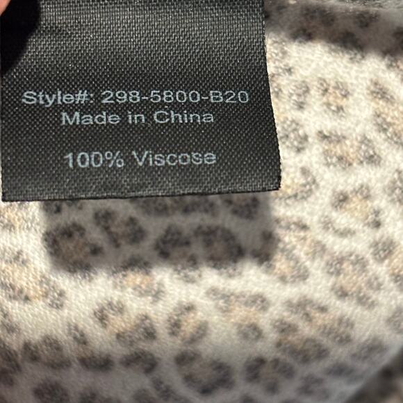 Jenni Kayne Leopard Print T-Shirt Dress - size medium - Picture 7 of 7